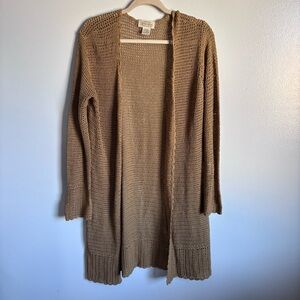 St. John's Bay Women's Brown Knit Cardigan
